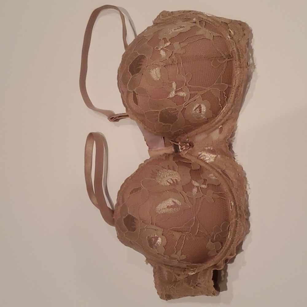 Nude/Taupe lace bra